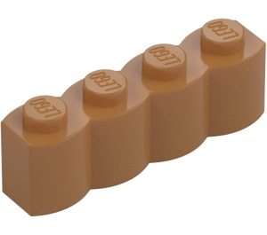 LEGO Středně tmavá tělová Kostka 1 x 4 Log (30137)