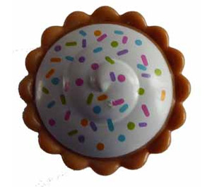 LEGO Pie s Bílá Cream Filling s Sprinkles (12163)