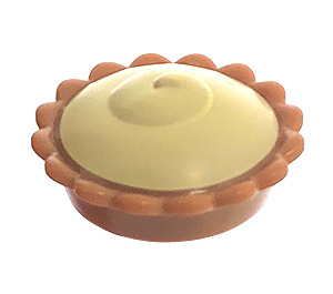 LEGO Středně tmavá tělová Pie s Žlutá Cream Filling (16987 / 93568)