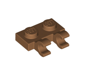 LEGO Deska 1 x 2 s Horizontální Clips (Otevřít klipy 'O') (49563 / 60470)