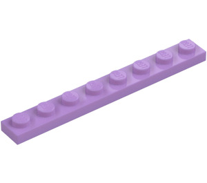 LEGO Středně levandulová Deska 1 x 8 (3460)