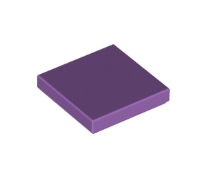 LEGO Medium Lavender Dlaždice 2 x 2 s Groove (3068 / 88409)