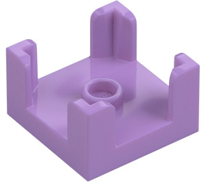 LEGO Středně levandulová Zeď 2 x 2 x 1 s Knob (3131)