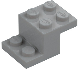 LEGO Konzola 2 x 3 s Deska a Step bez spodního držáku cvočku (18671)