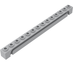 LEGO Střední kamenná šedá Kostka 1 x 14 s Channel (4217)