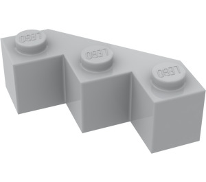 LEGO Střední kamenná šedá Kostka 3 x 3 Facet (2462)