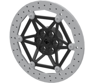 LEGO Disk Brake pro Motorbike s Černá Centrum (71711)