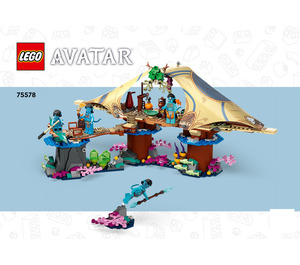 LEGO Metkayina Reef Home 75578 Instrukce