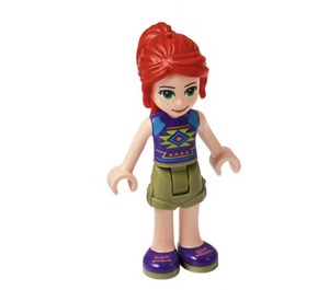 LEGO Mia s Fialová a Žlutá Horní Minifigurka