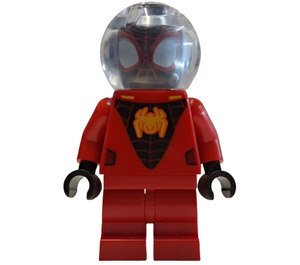 LEGO Miles Morales: Spider-Muž s Červená Oblek a Helma Minifigurka