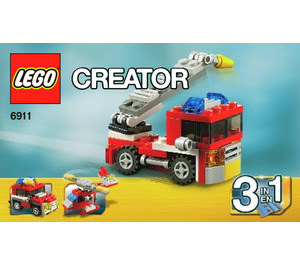 LEGO Mini oheň Truck 6911 Instructions