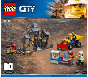 LEGO Mining Heavy Driller 60186 Instrukce