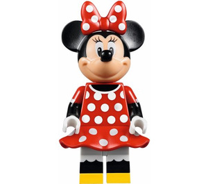 LEGO Minnie Myš s Červená Polka Dot Šaty Minifigurka