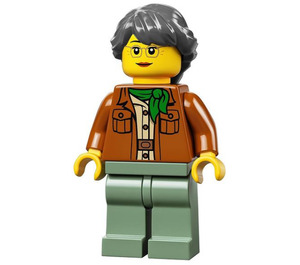 LEGO Misako s Tmavě oranžová Bunda Minifigurka