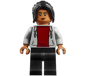 LEGO MJ s Šedá Mikina s kapucí Minifigurka