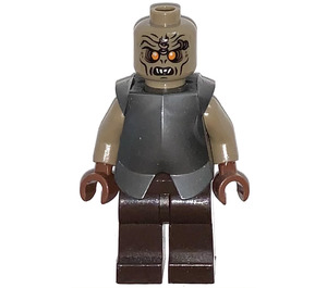 LEGO Mordor Orc - Bald s Brnění Minifigurka