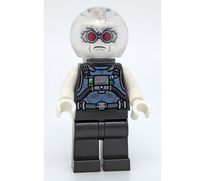 LEGO Mr. Freeze s Pearl Dark Šedá Oblek a Držák na krk Minifigurka