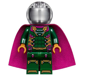 LEGO Mysterio s Tmavě zelená Oblek a Transparentní Helma  Minifigurka