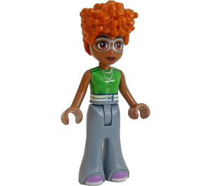 LEGO Naomi s Brýle a Zelená Horní Minifigurka