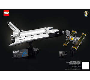 LEGO NASA Space Shuttle Discovery 10283 Instrukce