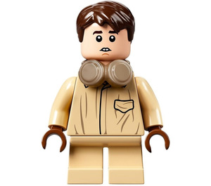 LEGO Neville Longbottom s Coveralls a Sluchátka Minifigurka