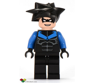 LEGO Nightwing s Modrá Truhla Symbol a Paže Minifigurka