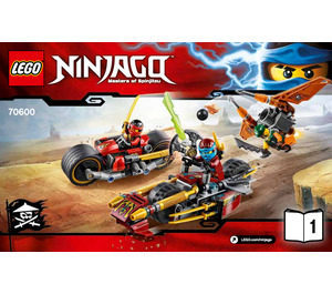 LEGO Ninja Bike Chase 70600 Instrukce