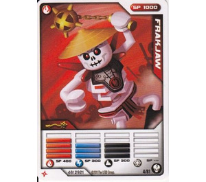 LEGO Ninjago Masters z Spinjitzu Deck 1 Game Karta 4 - Frakjaw (International Version) (93844)