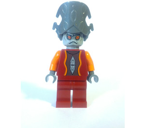 LEGO Nute Gunray s Tmavě červená Výstroj Minifigurka