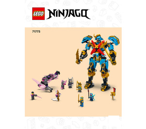 LEGO Nya's Samurai X MECH 71775 Instrukce