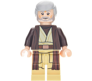 LEGO Obi-Wan Kenobi (Old) s Dark Hnědá Robe Minifigurka