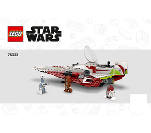 LEGO Obi-Wan Kenobi's Jedi Starfighter 75333 Instrukce