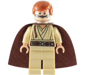 LEGO Obi-Wan Kenobi s Plášť, Breathing Device a Padawan Braid Minifigurka