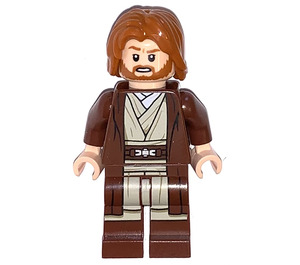 LEGO Obi-Wan Kenobi s Reddish Hnědá Robe Minifigurka