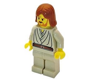 LEGO Obi-Wan Kenobi s Žlutá Hlava a Sluchátka Minifigurka