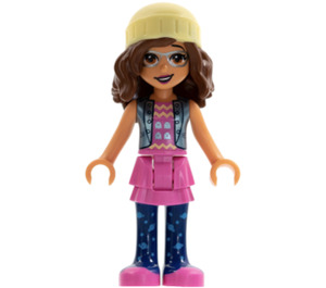 LEGO Olivia s Světlo Žlutá Beanie Minifigurka