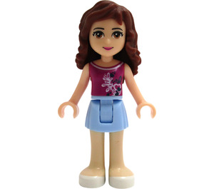 LEGO Olivia s Magenta Horní Minifigurka