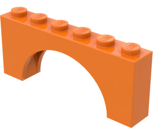 LEGO klenba 1 x 6 x 2 Silná horní a vyztužená spodní strana (3307)