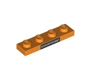LEGO Deska 1 x 4 s Mclaren (3710 / 103806)