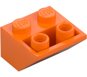 LEGO oranžová Sklon 2 x 2 (45°) Převrácený s plochou distanční vložkou vespod (3660)