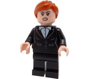 LEGO Pepper Potts s Černá Oblek a Culík  Minifigurka