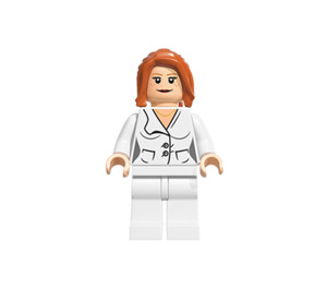 LEGO Pepper Potts s Bílá Oblek Minifigurka