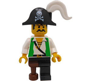 LEGO Perilous Pitfall Pirát Kapitán Minifigurka