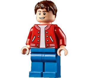 LEGO Peter Parker s Červená Bunda Minifigurka