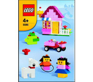LEGO Pink Kostka Box 5585 Instructions