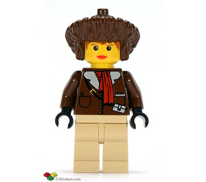 LEGO Pippin Reed s Hnědá Mongolian Čepice Minifigurka