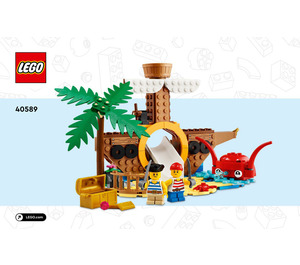 LEGO Pirate Ship Playground 40589 Instrukce