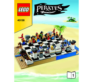 LEGO Pirates Chess Set 40158 Instrukce