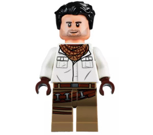 LEGO Poe Dameron s Bílá Košile Minifigurka