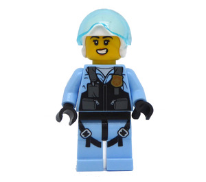 LEGO Policie Detective Rooky Partnur s Pilot Straps Minifigurka